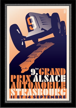Auto Racing Terms on Art Deco 1930 S Auto Racing Grand Prix By Cieradkowskidesign
