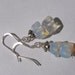 Rainbow moonstone earrings in sterling silver