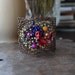 The copper wire crocheted OOAK bracelet Dia de los muertos. Example