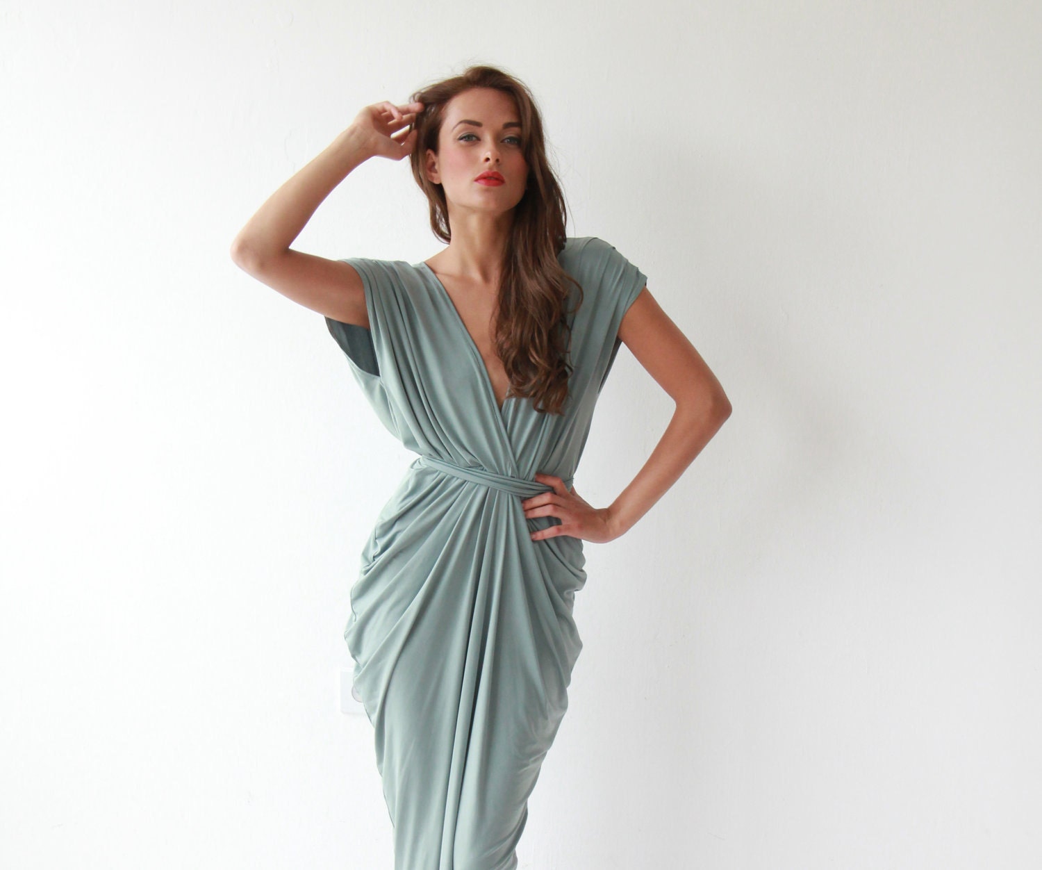 Mint , Maxi Dress , Bridesmaid Dress