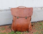 Handmade Vintage Leather Backpack