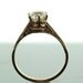 Antique Engagement Ring - 10k Rose Gold with European Cut Diamond