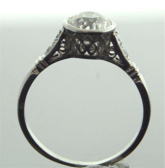 1920s Engagement Ring - Platinum and Diamond Ring