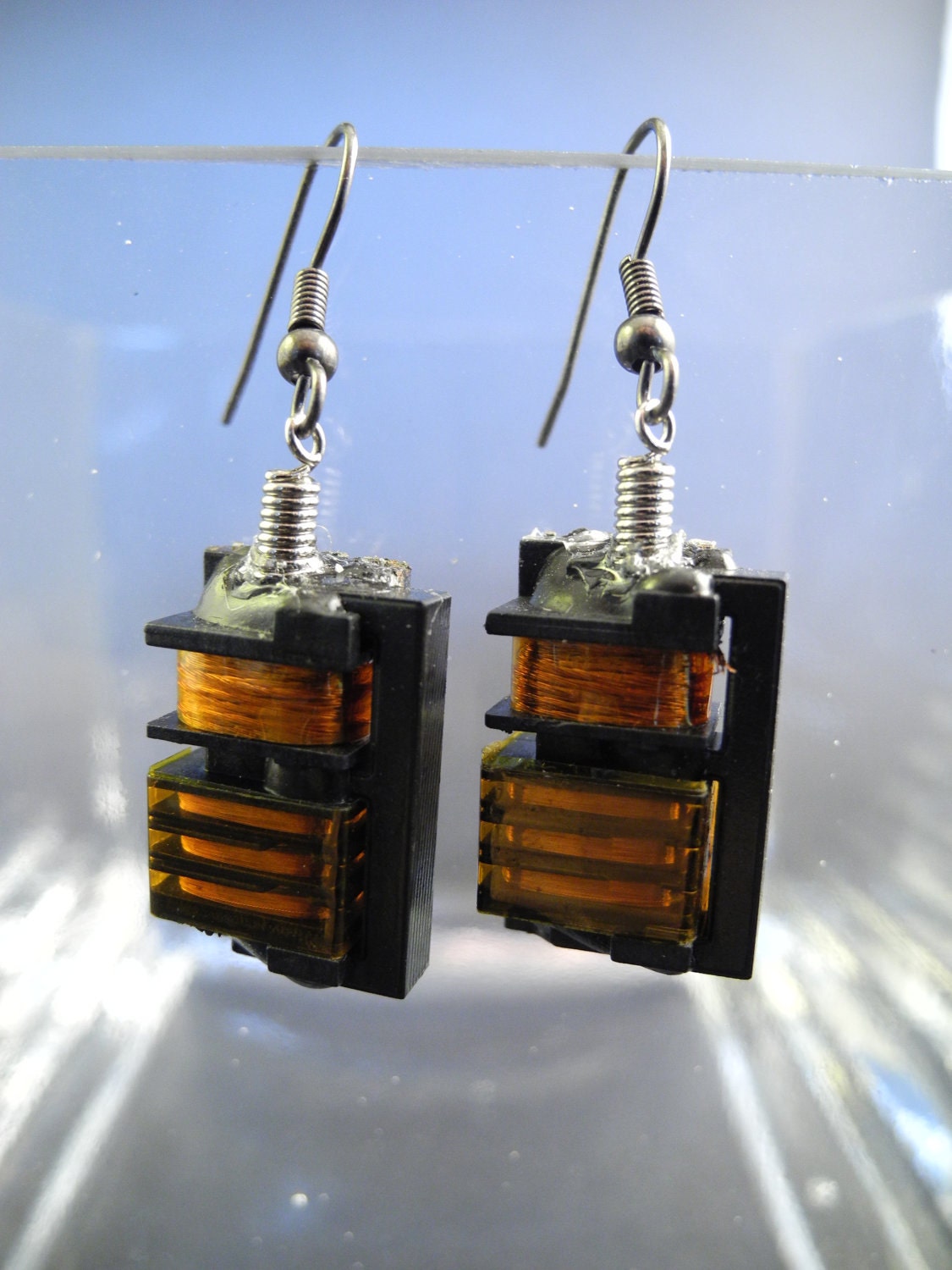 Electronic  Transformer Earrings