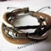 Jewelry Bangle bracelet women Leather Bracelet Girl Ropes Bracelet Men Leather Bracelet 303A