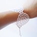 White Lace Bracelet, Bridesmaids Accessories, Bridal Cuff, Bridal accessories