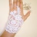 White lace gloves,Sparkles, Lace Wedding Accessory, Bridal accessory, Fingerless Gloves,White, Asymetric