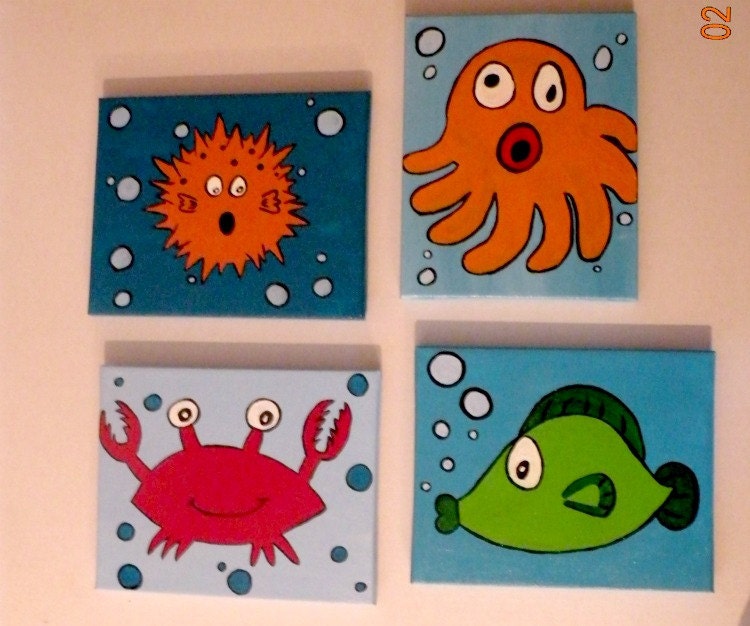 Hand+painted+canvas+art+for+kids