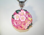 Sculpted Polymer Clay Pendant