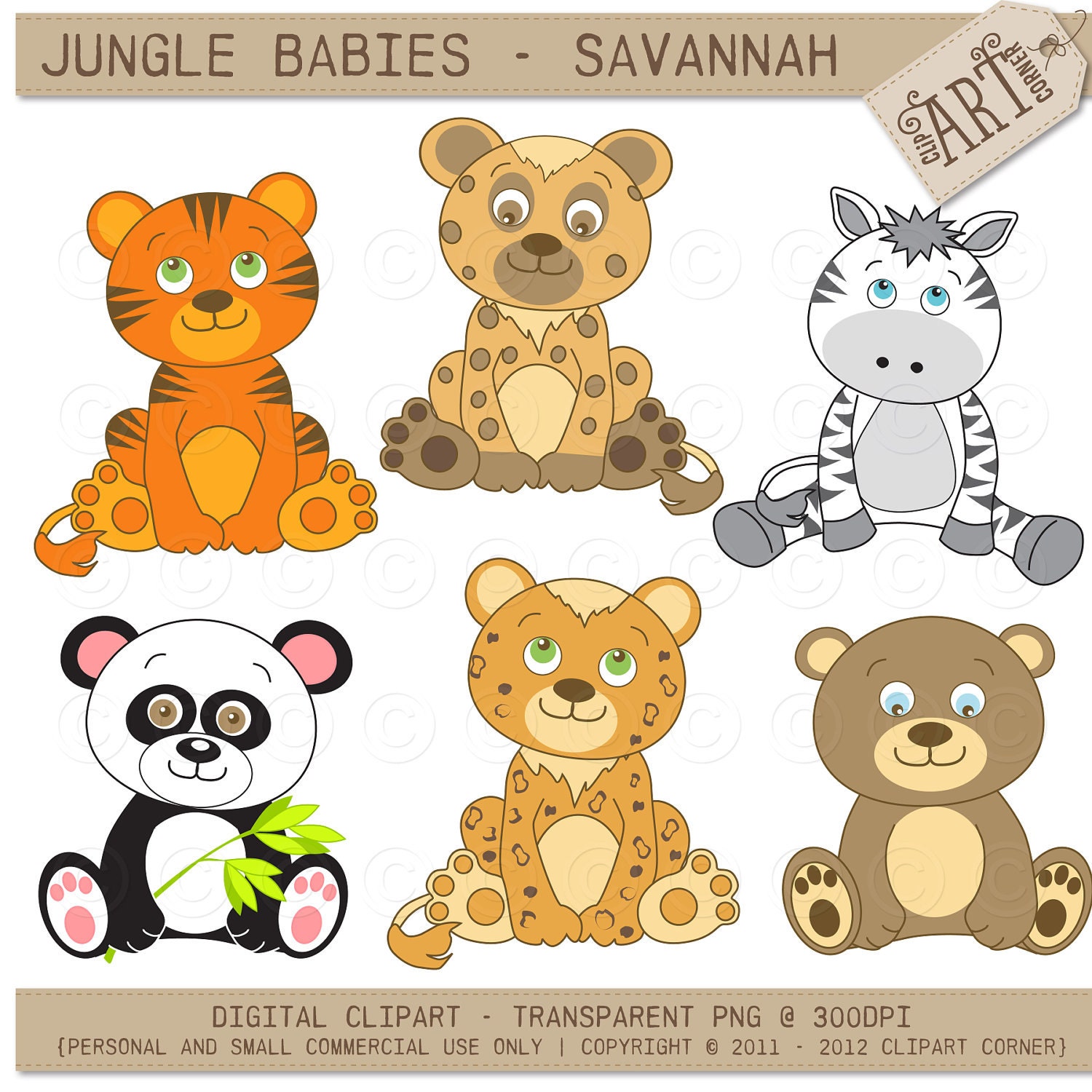 jungle animals clipart pictures - photo #24