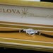 Bulova Ladies 14k 17J White Gold Watch with .25ctw Diamonds, New Old Stock, Box Included