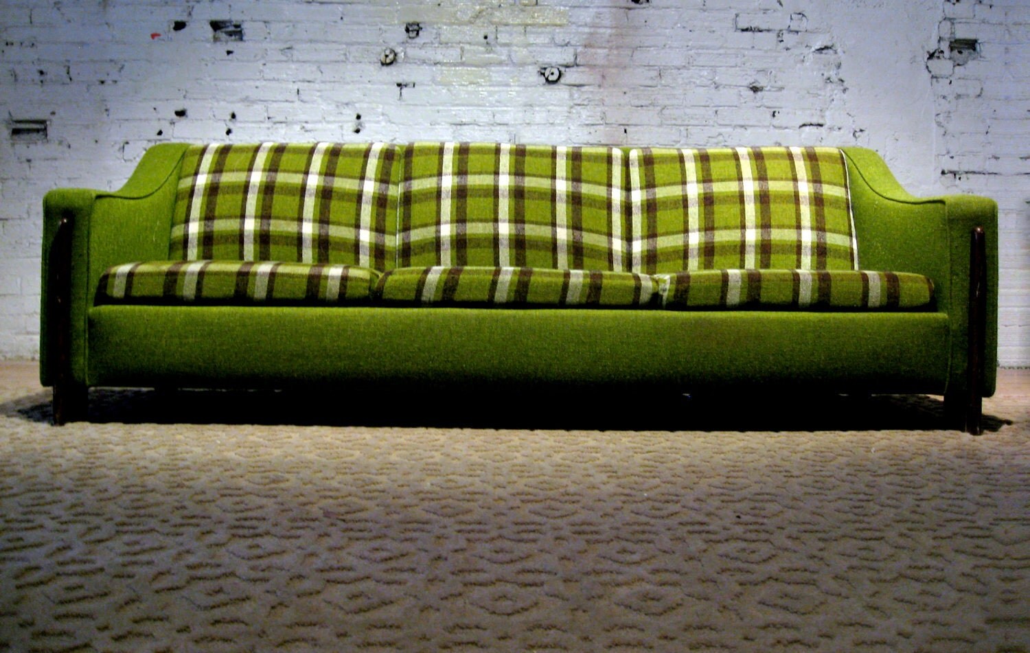 MAD FOR PLAID: Danish Mod Sofa