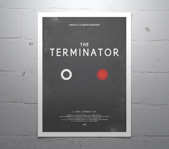 The TERMINATOR - Movie Poster: 12x16" Fine Art Print