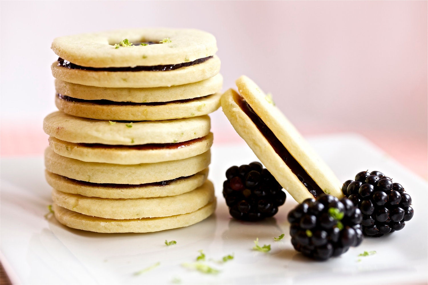 Sweet Jam Sandwich Cookie Package