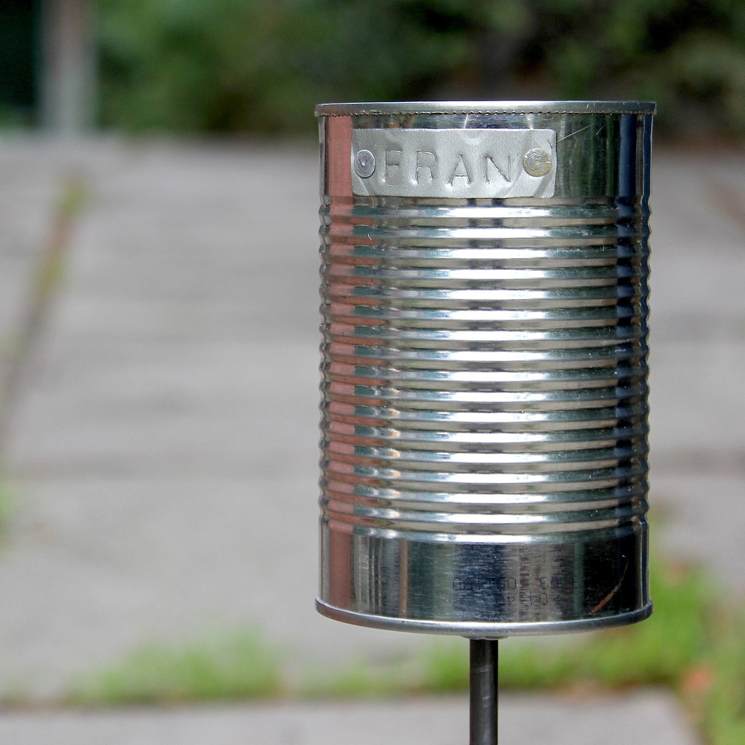 2 Hobo Tin Can Beer Holders/ Garden Drink Holders