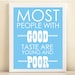 Young & Poor Typography Art Print: 8x10 Inspirational Quote Poster in 4 Color Schemes, Rainbow Sherbert - Orange, Pink, Green, Blue