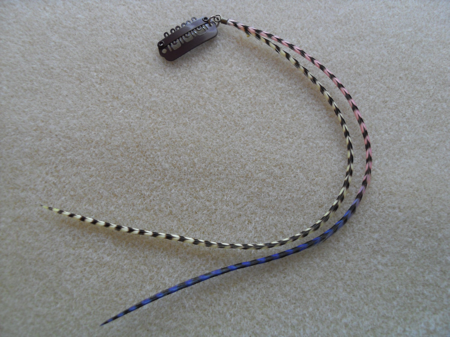 Short Feather Hair Extension Clip For Short Hair