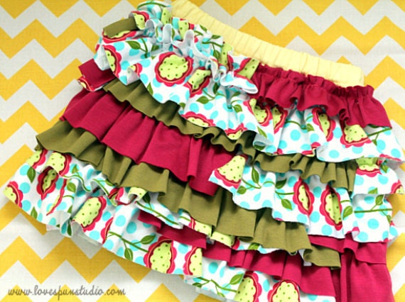 Rings of Ruffles Sweet Spring Skirt- Custom
