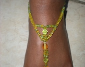Greenish/yellowish Anklet/Footlet
