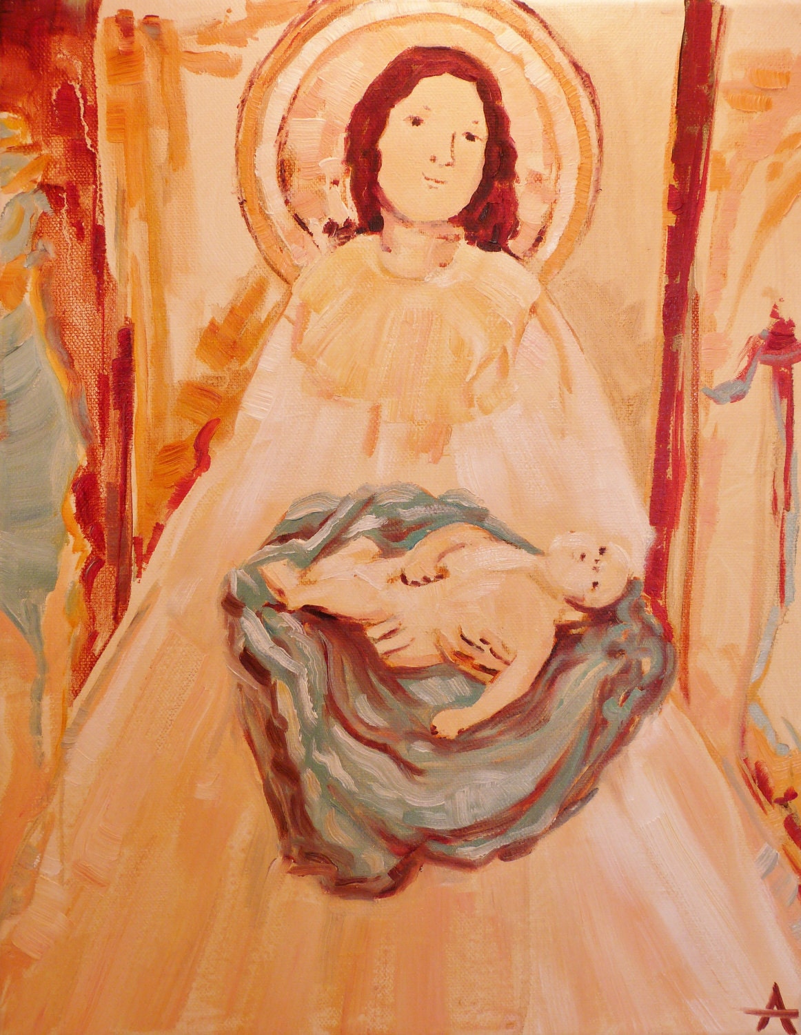 Mother Mary Painting