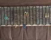 Upcycled Barn Wood Jewelry Organizer