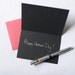 Letterpress Mother's Day Card - One Bad Ass Mother - black - silver