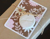 five clay gift tags graduation celebration