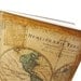 Travel Journal, Old World Map, Mini, Small Travel Notebook, Pocket Moleskine, Altered Art Journal, Wanderlust Journal
