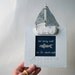 Live Every Week Like It's Shark Week cross stitch. In small sailboat frame, navy blue cloth, one of a kind.