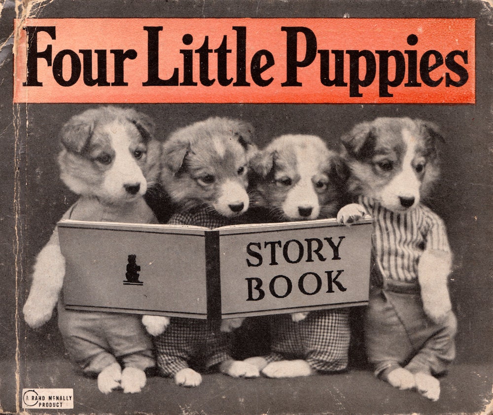 Four Little Puppies by Harry Whittier Frees