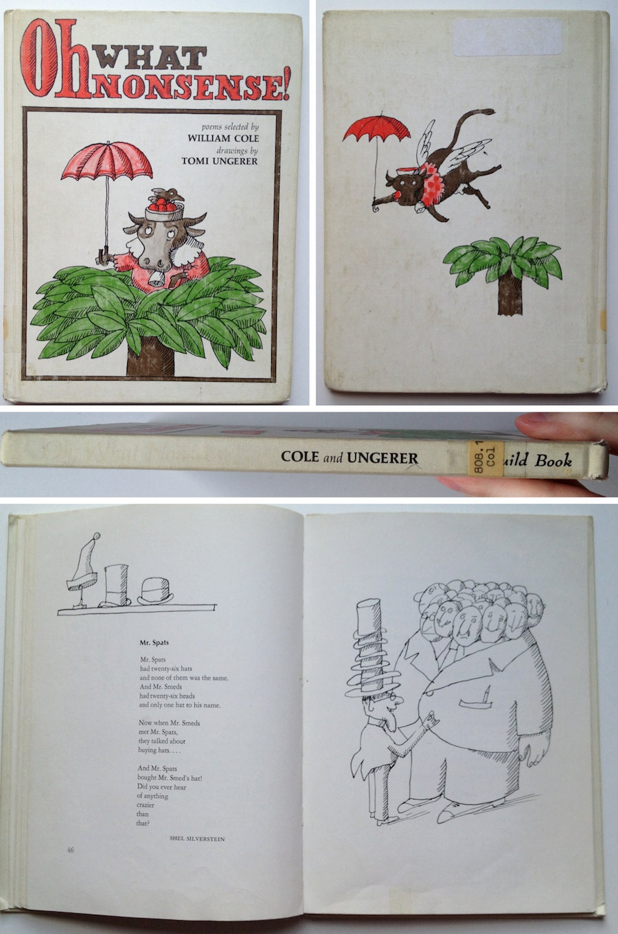 Oh, What Nonsense poems selected by William Cole, illustrated by Tomi Ungerer