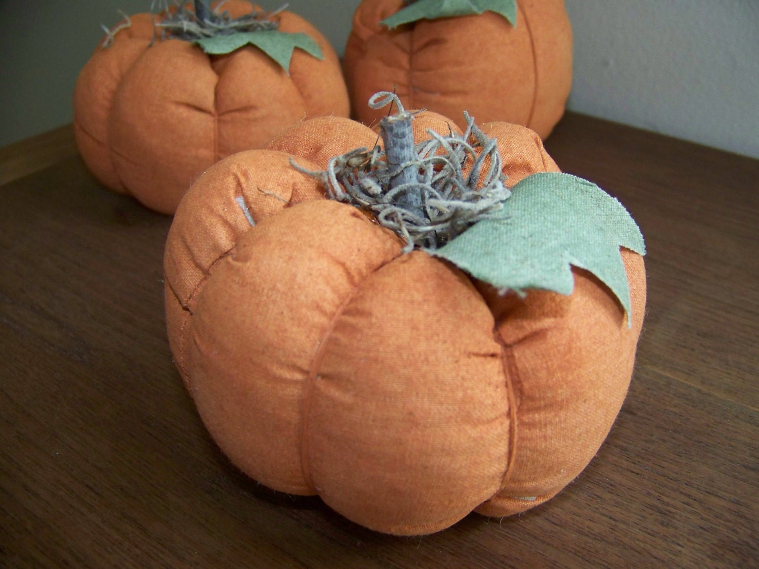 Set of 3 Primitive Grungy Fall Pumpkin Bowl Fillers