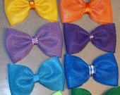 bright felt hair bows- you choose 2