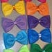 bright felt hair bows- you choose 2