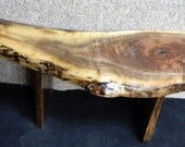 Highly Figured Black Walnut End/Coffee Table Live Edge Lumber Furniture 10086