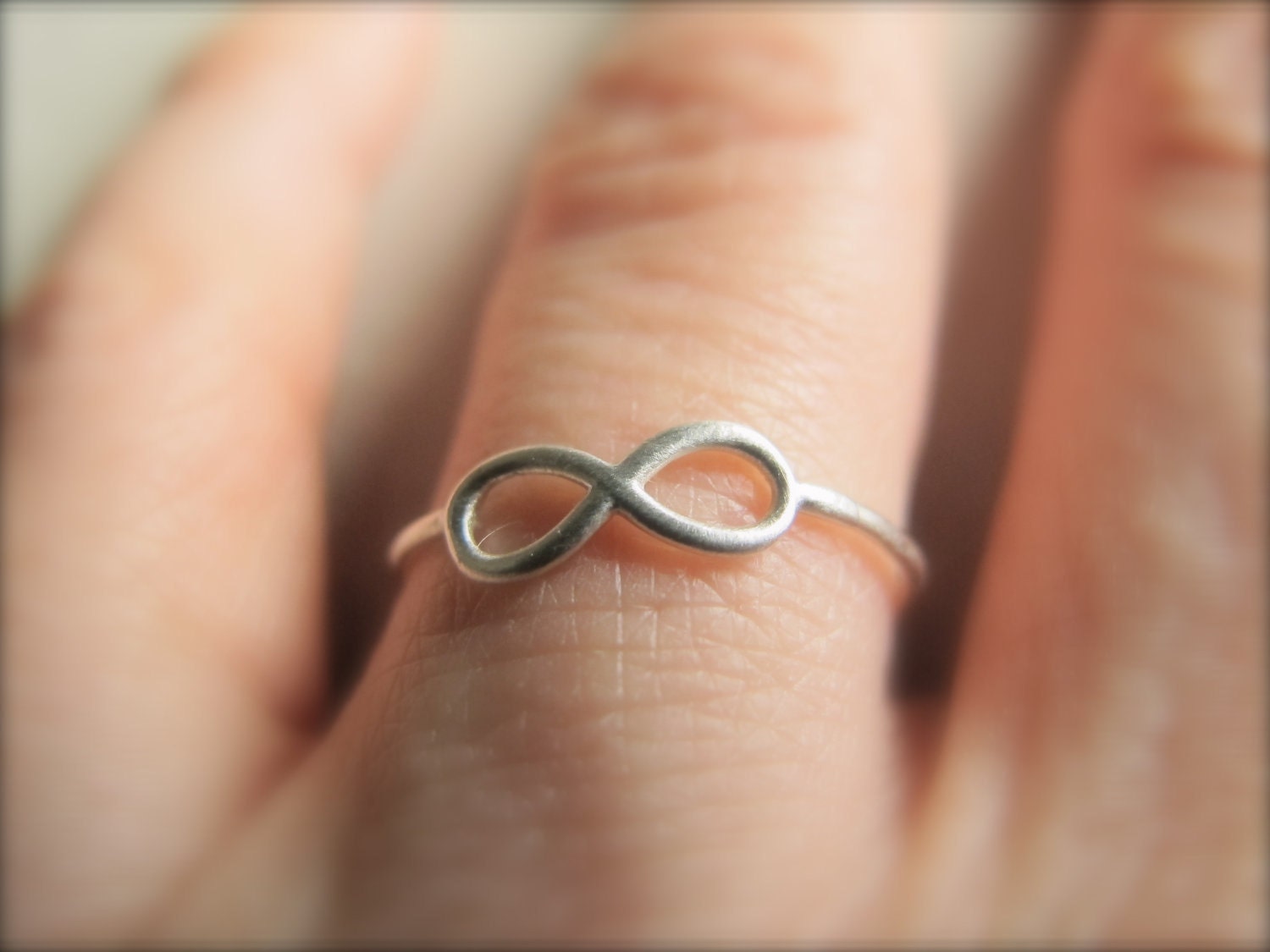 Tiny Infinity Ring - Sterling Silver