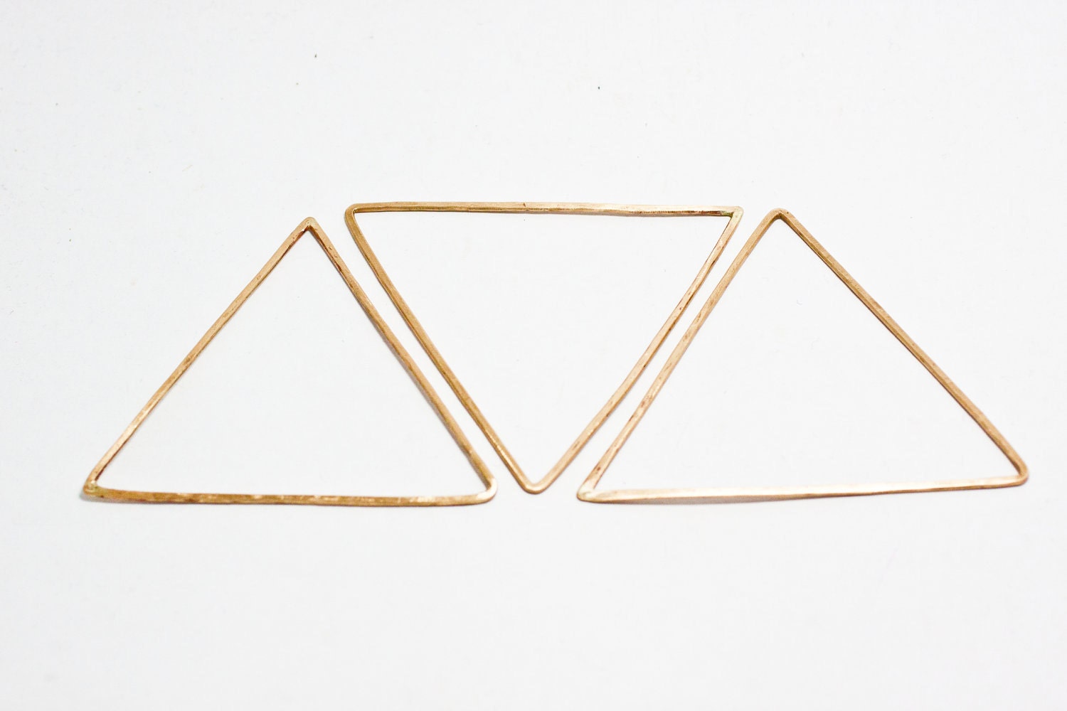Triangle Trio Brass Bangles
