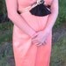 Orange Slip Dress, Size Small/Med