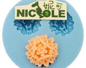 F0028 3-hole chrysanthemum Silicone Molds for Expoxy Craft Silicone Resin Molds