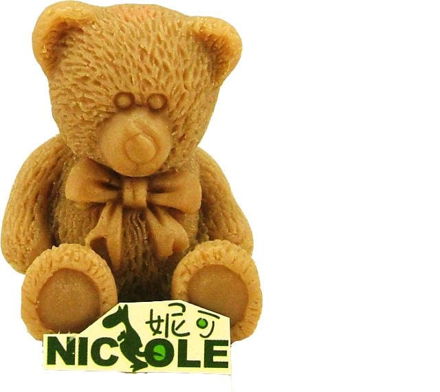R0909 New Teddy bear Silicone Soap Mold Soap Mould Silicone Teddy Soap Moulds