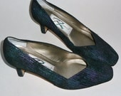 size 6 Ros Hommerson vintage sparkle shoe 1980s leather