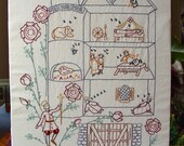 Briar Rose - Embroidery Pattern PDF - Sleeping Beauty - Brothers Grimm - Fairy Tale
