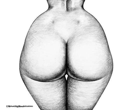 Original Female Nude Print