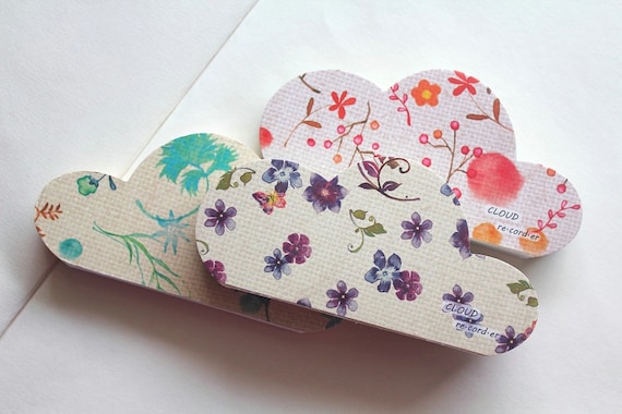 Etsy Holiday - Paper Note pad - Cute cloud paper note paper