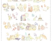 Very Girly Alphabet Poster