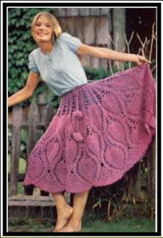 Vintage Lacy Shells Poncho Crochet Pattern [PB090] - $7.99
