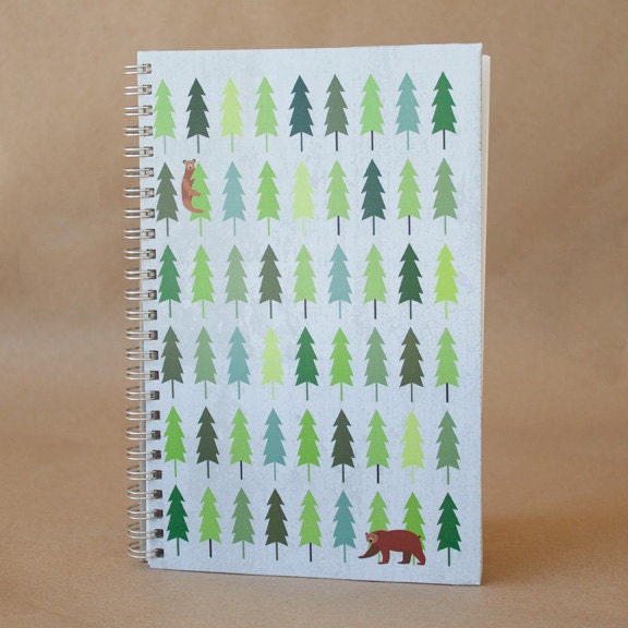 Spiral Bound Journal, Woodland Wander