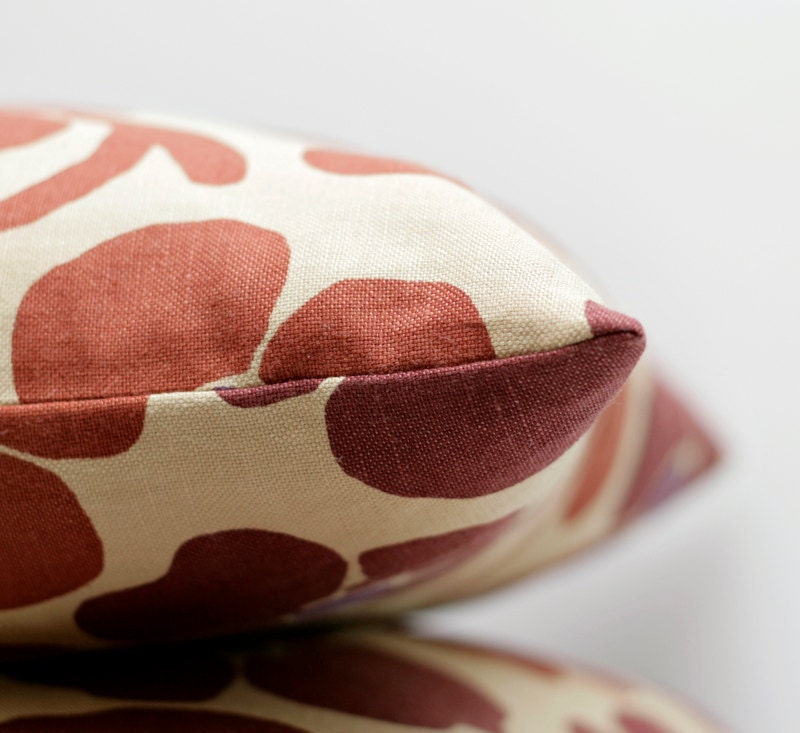 Brown Pillow Cover for fall decor home decor 14x14 inches
