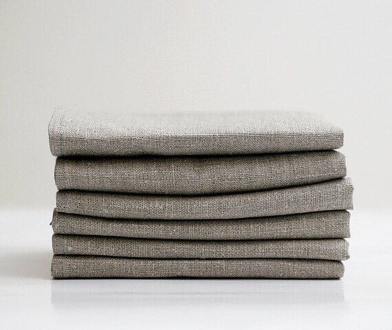 Linen napkin - Set of 6  18x18 inch size