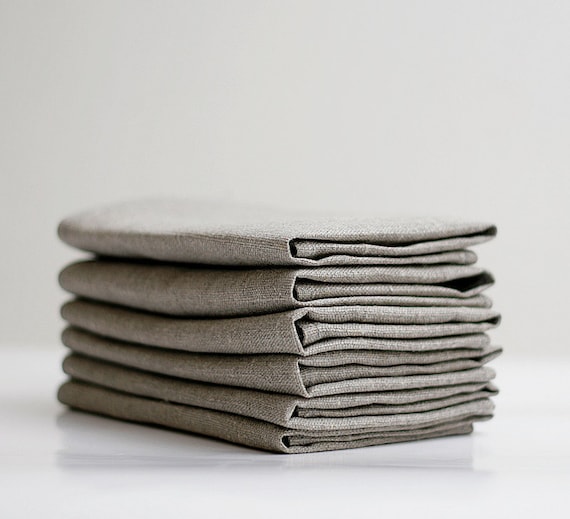 Linen napkin - Set of 6  18x18 inch size